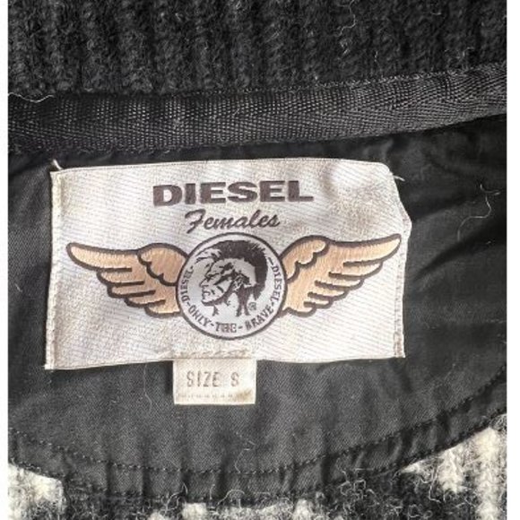 DIESEL Oversized sweater coat. One size - Picture 8 of 10